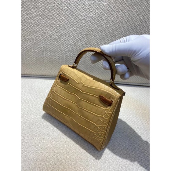 kelly doll  American crocodile top craftsmanship wax thread hand sewing